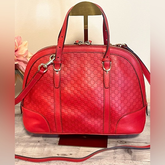 Authentic GUCCI Microguccissima Dome Bag - Picture 9 of 17